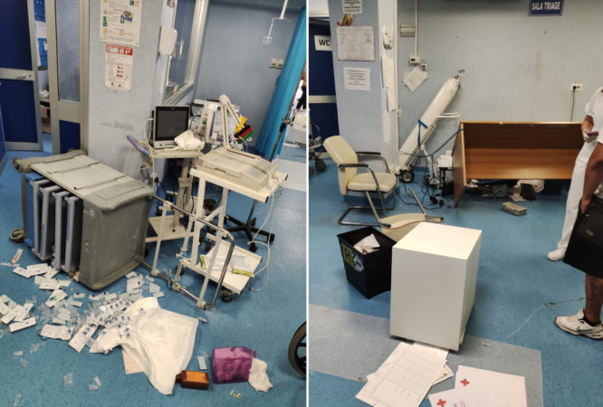 giugliano devastato il pronto soccorso dell osped 259272