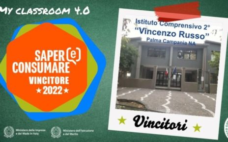 Palma Campania, grandi consensi per l’I.C. 2° “V. Russo” vincitore del concorso Saper(e)Consumare con il progetto My Classroom 4.0 4 sapereeconsumare