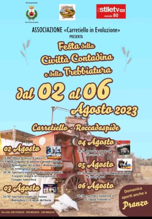 Roccadaspide, Festa della Civiltà Contadina e della Trebbiatura: cinque giorni di tradizioni, musica e buon cibo 7 Festa della civilta contadina 1 1