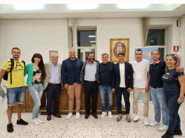 1. Delegazione Comunale di Brusciano alla Festa dei Gigli di Barra il 13.9.2023