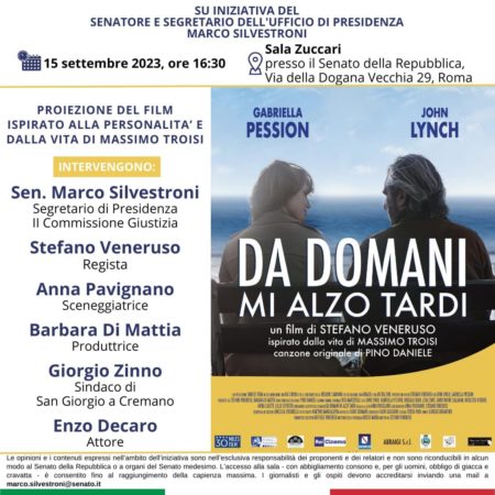 Invito stampa 15 settembre Troisi