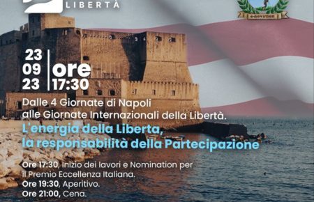 "Le Giornate Internazionali della Libertà" celebrano a Napoli gli ottanta anni delle Quattro Giornate di Napoli 4 Locandina.23.9.23