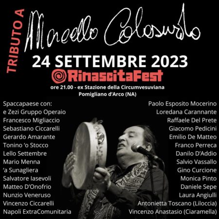 RinascitaFest2023 Tributo a Marcello Colasurdo locandina