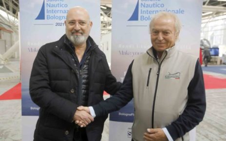 Bologna e Napoli, patto per la piccola e media nautica 4 da sx Stefano Bonaccini Pres regione ER e Gennaro Amato Pres SNIDI 1 1
