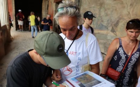 Pompei, al via nel Parco Archeologico percorsi inclusivi per ragazzi con disabilità cognitiva con la cooperativa Il Tulipano 2 visita a Pompei Tulipano con Pianeta Down odv 3