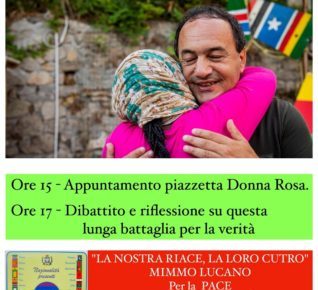 1. LUmanita non si arresta Riace 28.10.2023