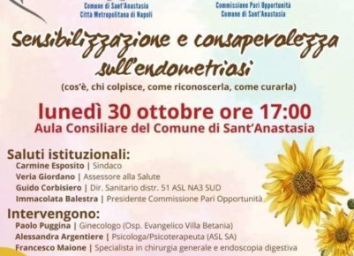 Sant'Anastasia, Salute e Prevenzione: Comune e CPO per “Sensibilizzazione e consapevolezza sull’endometriosi” 4 366751607 714687320548542 814017935366948933 n