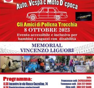 Pollena Trocchia, auto: vespa e moto in raduno 3 Locandina Motoraduno