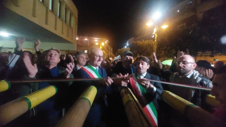 2. Taglio Nastro Ballata Giglio Antoniano Brusciano Casola di Napoli 19.11.2023