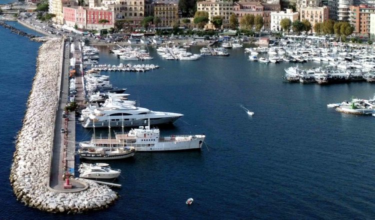 Napoli, il Salone Nautico Internazionale amplia gli spazi in acqua aggiungendo 200 metri al Molo Luise 2 DJI 0208