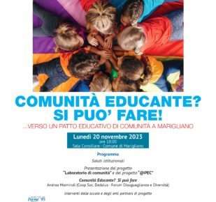 “Comunità educante? Si può fare!” - Verso un Patto Educativo” a Marigliano 5 LOCANDINA COMUNITA EDUCANTE page 0001