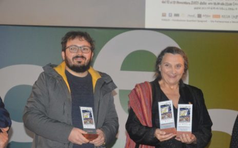 Lattrice Dora Romano e il regista Matteo Damiani