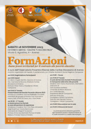 Poveri 2023 Presentazione Dossier FormAzioni Locandina