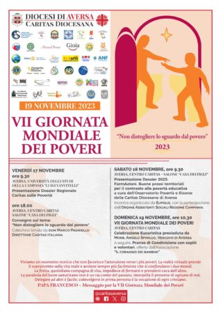 Aversa si prepara a celebrare la VII Giornata Mondiale dei Poveri 3 VII Giornata dei Poveri Locandina