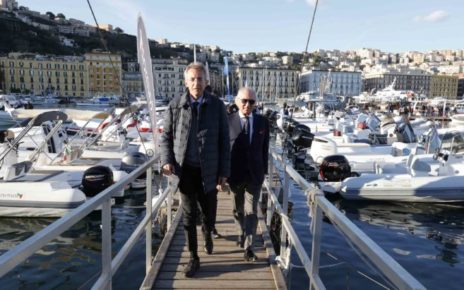 da sx. sindaco G.Manfredi e G.Amato pres. Afina Salone Nautico Internazionale di Napoli Navigare