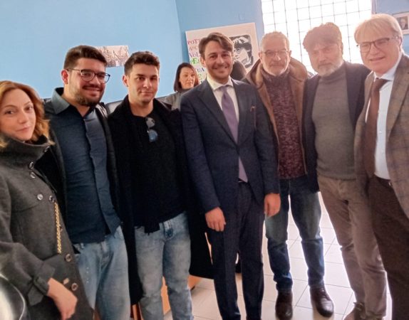 2. Sindaco Romano Pres. Cerciello ed Ente Festa Gigli Brusciano 8.12.2023
