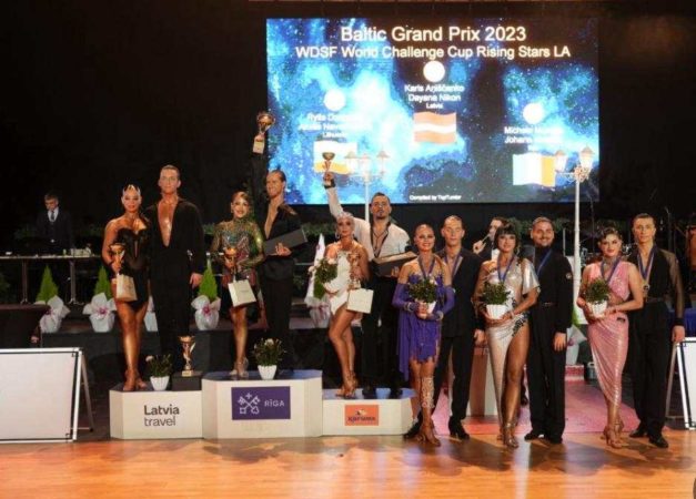 Campionato del Mondo WDSF danze latino americane Rising Star LATIN, la coppia MondaCamodoca conquista in Lettonia un prestigioso 5° posto 4 403411670 746853450816946 256295302949526375 n