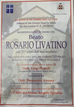 Giuristi Cattolici ricordano Livatino