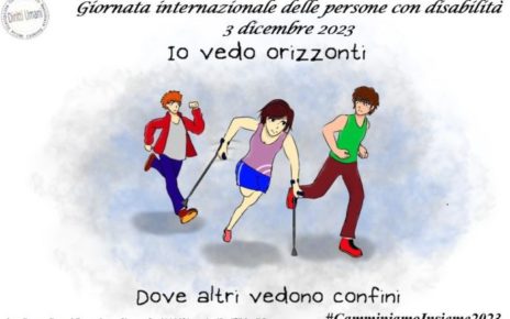 Giornata internazionale per la disabilità 2023, CNDDU: Iniziative "#CamminiamoInsieme2023" 3 Locandina Giornata internazionale delle persone con disabilita 2023