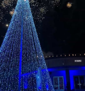 Paupisi, successo ed emozioni all’accensione del grande Albero di Natale in piazza don Tommaso Boscaino 4 albero 1 paupisi