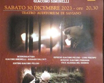 Saviano, Giacomo Simonelli presenta la proiezione del film "Lo specchio degli occhi" al Teatro/Auditorium 3 occhi1
