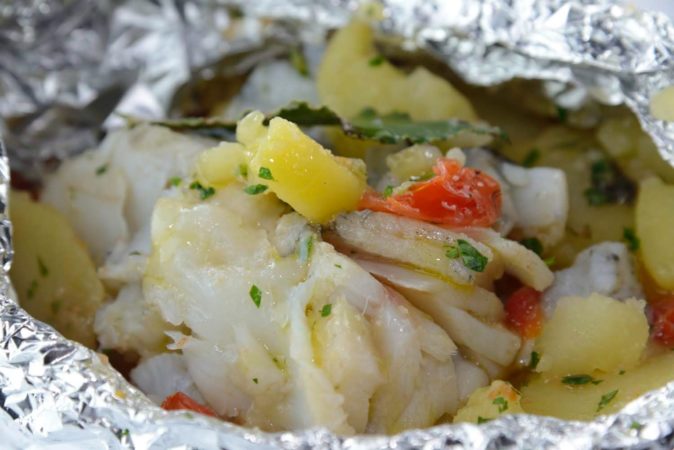 Pignataro Maggiore, Baccalà Village: ultima tappa del 2023 7 zuppa di baccala e patate al cartoccio