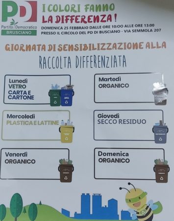 1. Volantino per Raccolta Differenziata PD Brusciano 25.2.2024