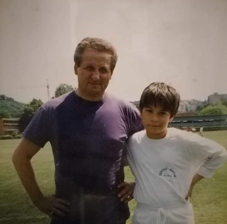 ARMANDO CECCONI CON IL FIGLIO ARMANDO