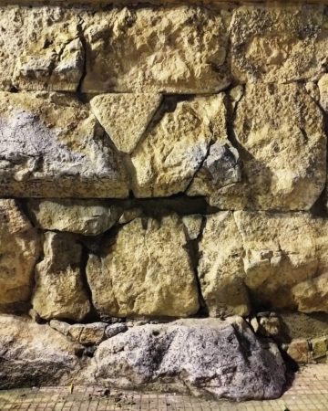 Cefalu Mura megalitiche di piazza Garibaldi Porta Terra