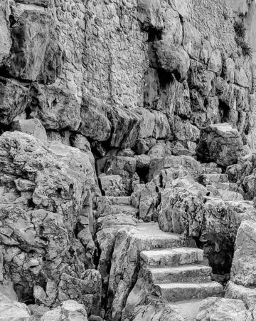 Cefalu Mura megalitiche settore nord sulla scogliera