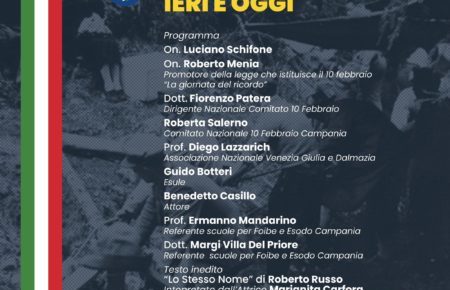 Napoli, Al Teatro Mercadante “Io ricordo - Foibe ed esodo: ieri e oggi” 4 Io ricordo Foibe ed esodo