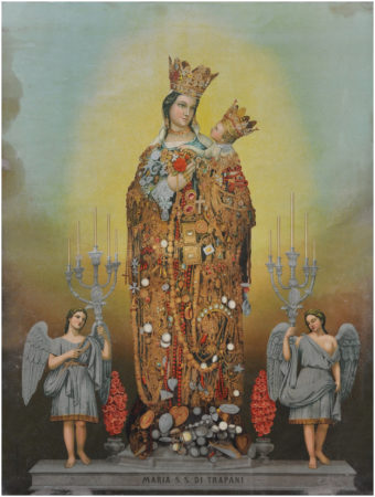 Trapani, gioielli al Museo Pepoli: un tesoro di arte e devozione 3 Madonna di Trapani ingioiellata