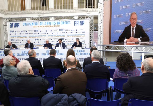 Ministro Urso in collegamento video REN4740