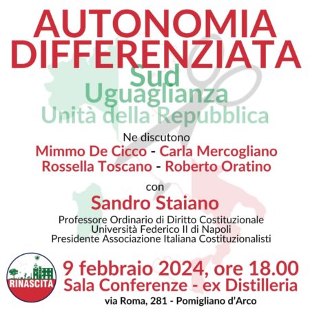 Rinascita LAutonomia differenziata aumentera le diseguaglianze tra nord e sud LOCANDINA