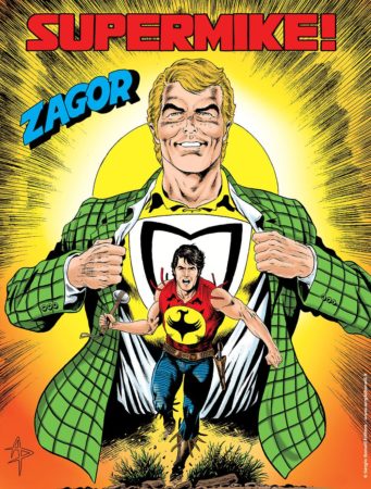 Zagor n 754 Supermike copertina