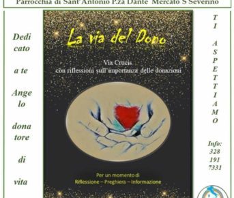 Mercato San Severino pronta ad accogliere “La via del Dono”: via Crucis sull’importanza delle donazioni di organi 4 430988202 284756371172620 7837443070863292966 n