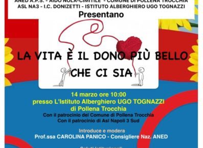 Pollena Trocchia, donazione di organi e tessuti: giovedì evento di sensibilizzazione 4 Locandina 14 marzomod