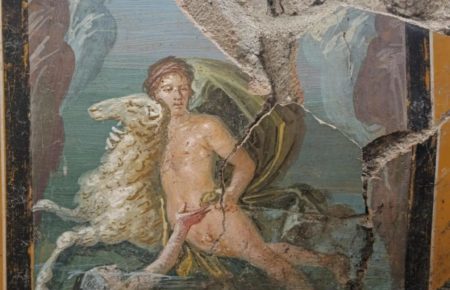 Pompei, spunta uno splendido affresco di Frisso e Elle dal Parco Archeologico 5 pompei spunta un affresco di frisso e elle