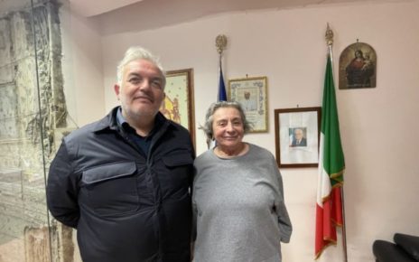 Somma Vesuviana, visita improvvisa di Marina Coppi: figlia del grande Fausto Coppi 4 018mod