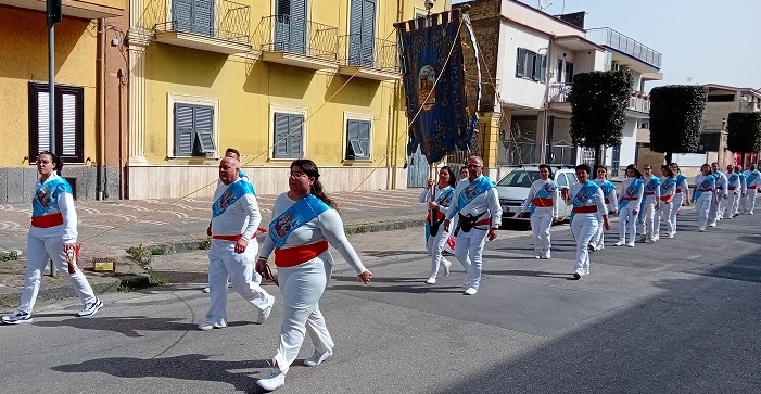 8 Battenti Madonna dellArco II Squadra di Lausdomini Passaggio a Brusciano 1.4.2024