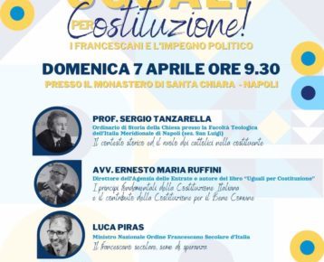 Locandina Convegno Politico 07.04.2024 Napoli Monastero Santa Chiara