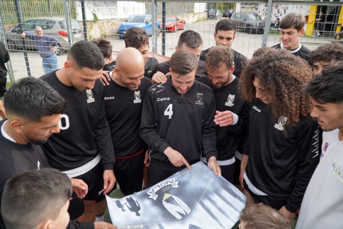 Calcio Dilettanti - Il Nola accoglie i bambini all'allenamento e alla partita 3 Nola bambini 2