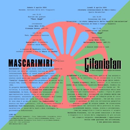 Non chiamateci zingari programma 2024
