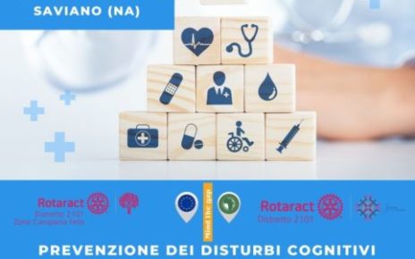 Saviano, al via la "Giornata di prevenzione dei disturbi cognitivi. Ricordati di ricordare..." 3 ROTARACT SAVIANO DEFICIT COGNITIVI APRILE 2024