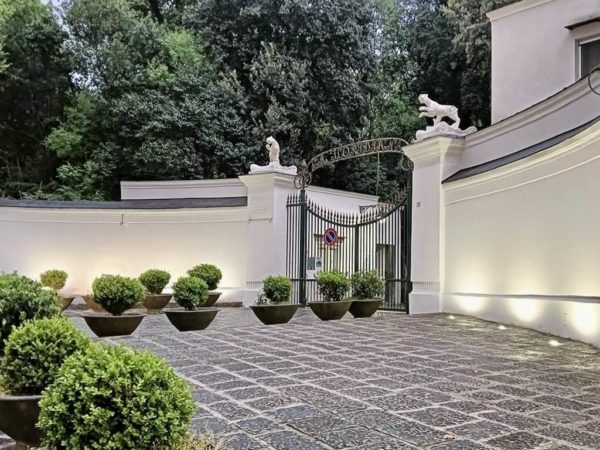 Vomero villa floridiana esedra illuminata