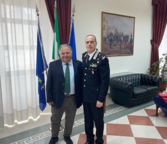 Potenza, il Presidente Verrone in visita al Comando della Legione Carabinieri “Basilicata” 3 1. Presidente Verrone e Generale Scafuri