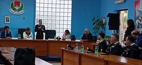 2. Ten. Col. CC. Polo Leoncini Giornata Legalita Brusciano 24.5.2024