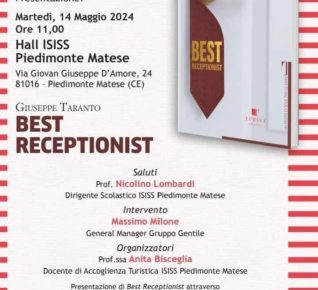 A Piedimonte Matese si presenta Best Receptionist: il libro sull’Accoglienza Turistica 12 321cdc5a ff97 4460 8767 a0d1c658d4cf