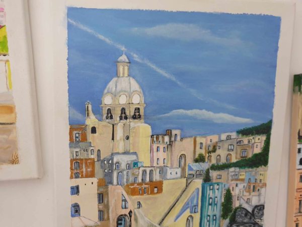 LA VIDEO INTERVISTA – Armonia, Equilibrio e Raffinatezza: l’originale percorso artistico della pittrice Anna Maria Vallario 9 437763061 452670113837422 6034898498538468281 n