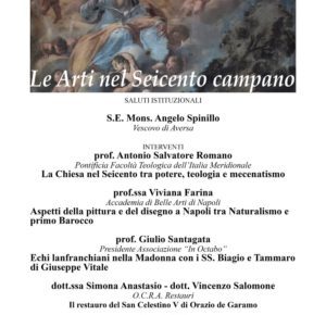 Aversa, Beni Culturali: Convegno su “Le Arti nel Seicento Campano” 2 Convegno Seicento Locandina